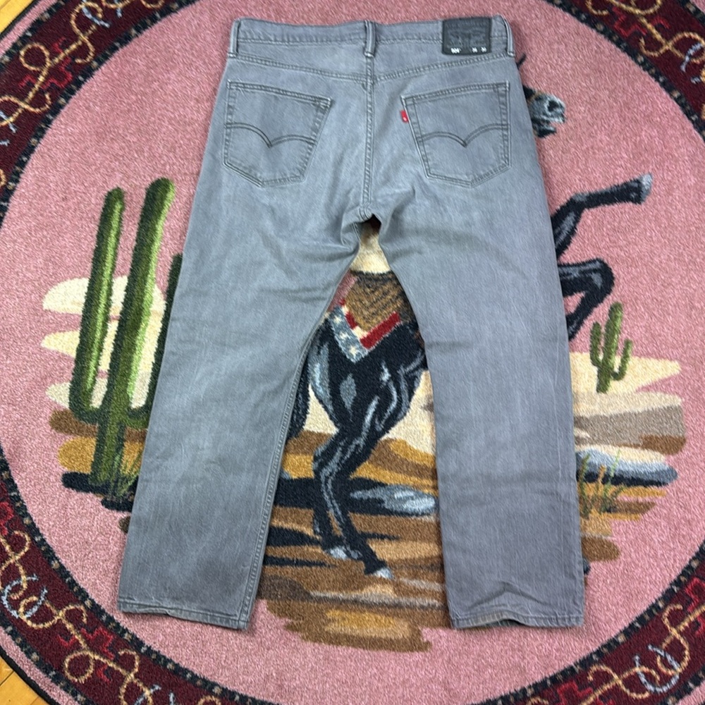 GREY LEVI'S JEANS DENIM PANTS 504 - Picture 4 of 14